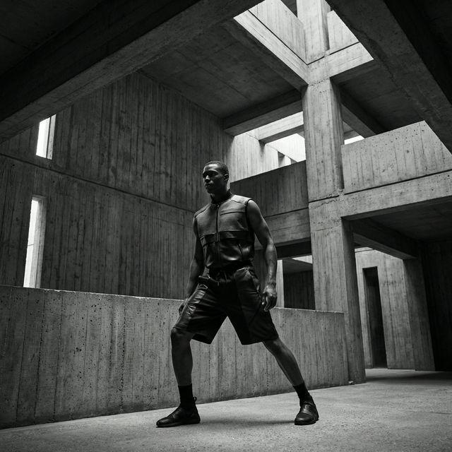 Brutalist athlete